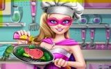 Barbie yemek pişirme oyunu oyna